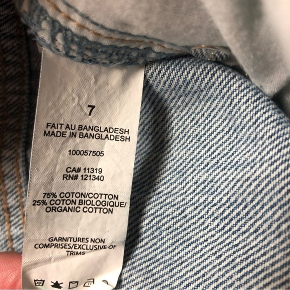 Garage Distressed Mom High Rise Jeans Size 7 - Picture 7 of 11